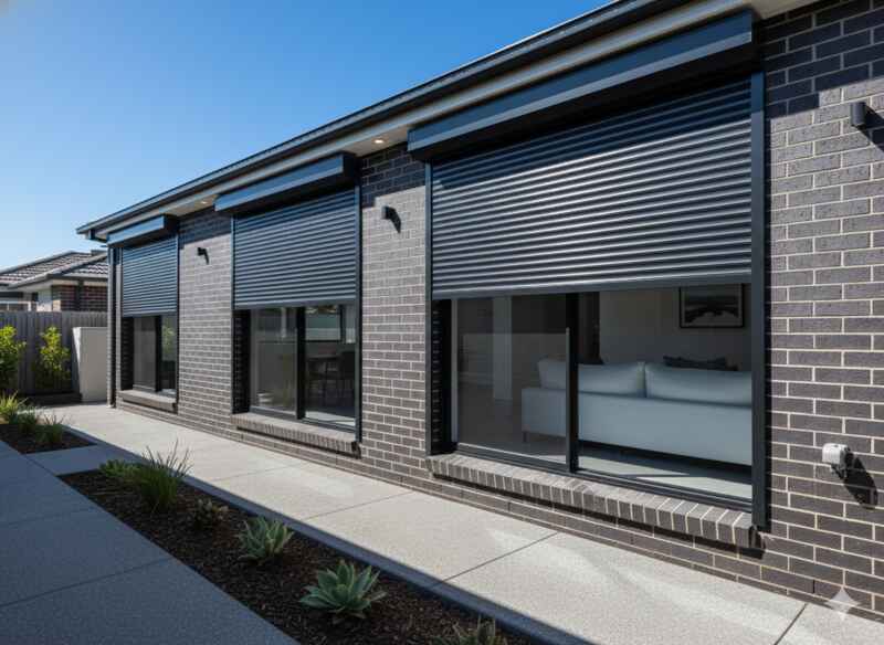 Roller shutters Melbourne - custom aluminium roller shutters by HOMIC